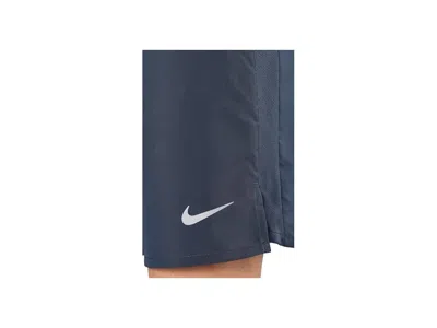Nike Dri-fit Challenger 7 Brief-lined Shorts In Blue