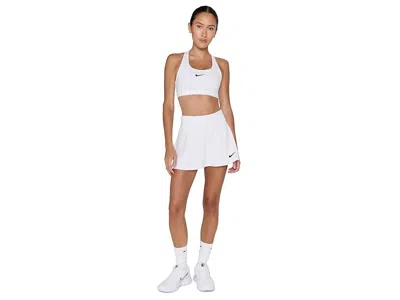 Nike Swoosh Medium Support Bra In White