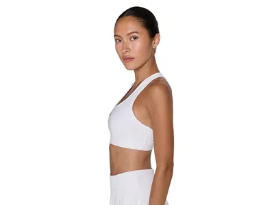 Nike Swoosh Medium Support Bra In White