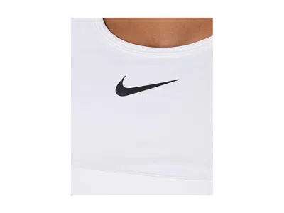 Nike Swoosh Medium Support Bra In White