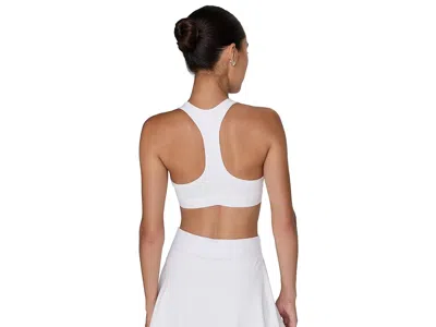Nike Swoosh Medium Support Bra In White