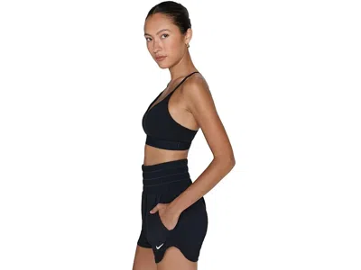 Nike Dri-fit Indy Light Support Bra In Black