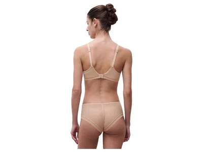 Chantelle Romance Low Coverage T-shirt Bra In Brown