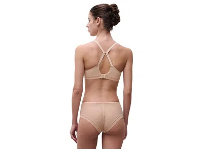 Chantelle Romance Low Coverage T-shirt Bra In Brown