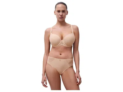 Chantelle Romance Low Coverage T-shirt Bra In Neutral