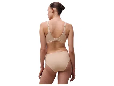 Chantelle Romance Low Coverage T-shirt Bra In Neutral