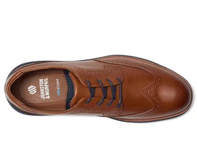 Johnston & Murphy Larkin Wingtip In Brown