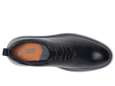 Johnston & Murphy Upton One-piece Perfed Plain Toe In Black