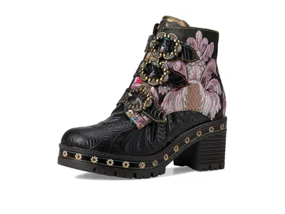 L'artiste By Spring Step Brazza Bootie In Black