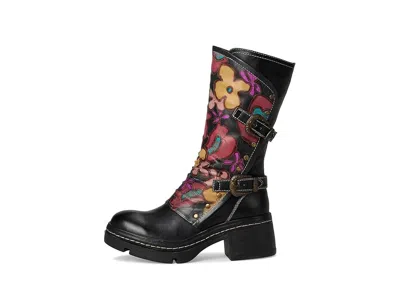 L'artiste By Spring Step Coolvibes Platform Boot In Animal Print