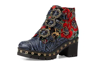 L'artiste By Spring Step Brazza Bootie In Multi