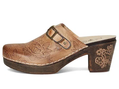 L'artiste By Spring Step Calliroe Platform Clog In Brown