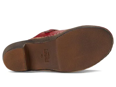 L'artiste By Spring Step Calliroe Platform Clog In Red