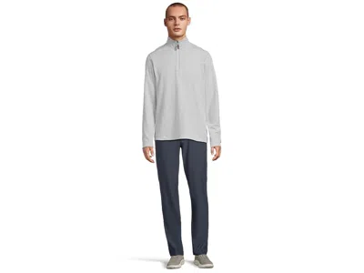 Johnston & Murphy Icon Reversible Cotton Blend Quarter Zip Pullover In White