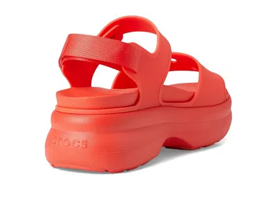 Crocs Soho Y Strap Sandals In Red