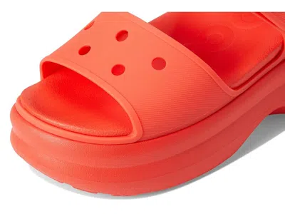 Crocs Soho Y Strap Sandals In Red