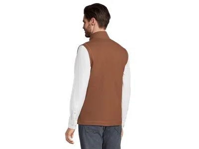 Johnston & Murphy Reversible Solid Vest In Brown