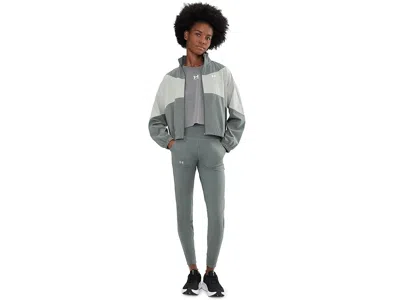 Under Armour Rival Woven Jacket In Gray