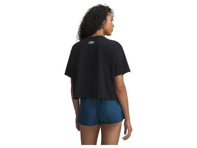 Under Armour Rival Boxy T-shirts Solid In Black
