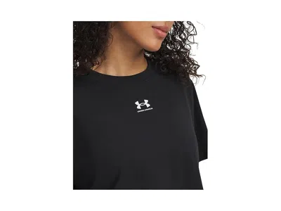 Under Armour Rival Boxy T-shirts Solid In Black
