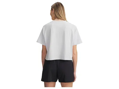 Under Armour Rival Boxy T-shirts Solid In White