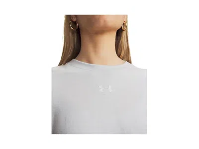 Under Armour Rival Boxy T-shirts Solid In White