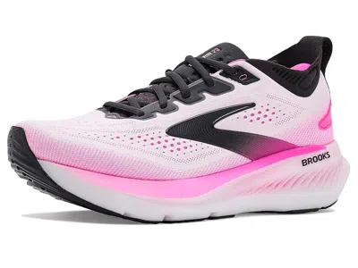 Brooks Glycerin Gts 23 White Pink Ss26 Women Shoes In Multi