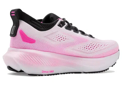Brooks Glycerin Gts 23 White Pink Ss26 Women Shoes In Multi