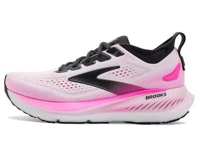Brooks Glycerin Gts 23 White Pink Ss26 Women Shoes In Multi