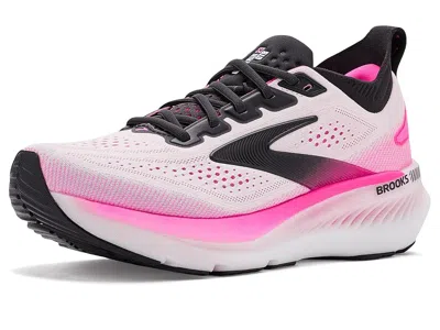 Brooks Glycerin Gts 23 White Pink Ss26 Women Shoes In Multi