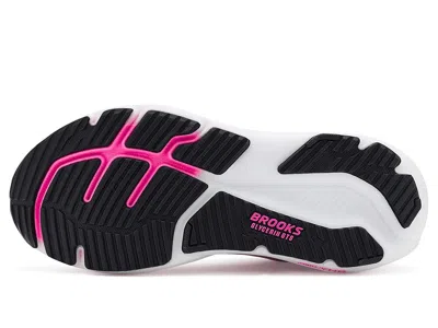 Brooks Glycerin Gts 23 White Pink Ss26 Women Shoes In Multi