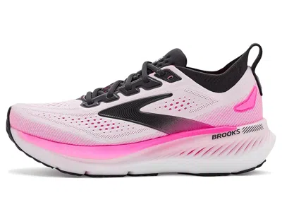Brooks Glycerin Gts 23 White Pink Ss26 Women Shoes In Multi