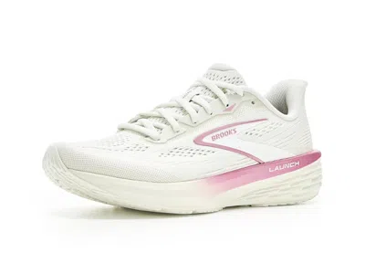 Brooks Launch 12 Running Sneaker In White