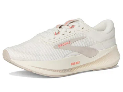 Brooks Revel Max Running Shoe In White