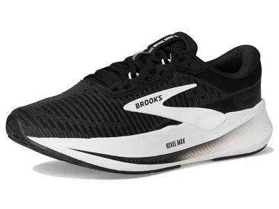 Brooks Revel Max Running Shoe In Black