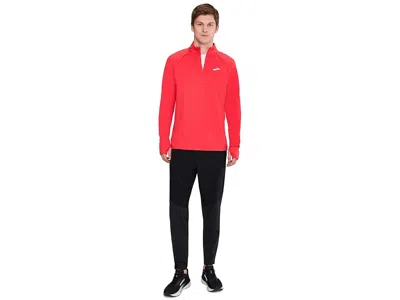 Brooks Dash 1/4 Zip 3.0 In Red