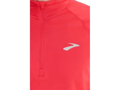 Brooks Dash 1/4 Zip 3.0 In Red