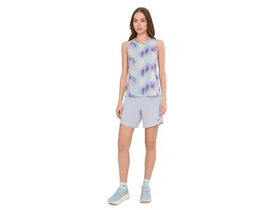 Brooks Dash Tank Printed Top In Euphoryc Halogen In Purple