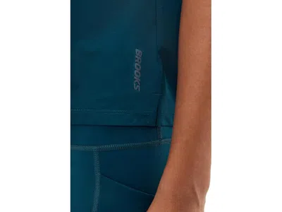 Brooks Dash Short Sleeve In Blue