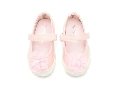 Nina Little Girls Natty Pearlized Round Toe Sneakers In Pink