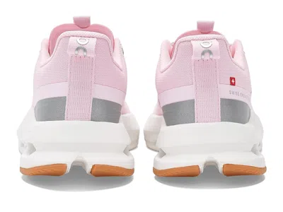 On Cloudnova Kids Sneaker In Pink