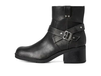 Dr. Scholl's Janis Rugged Short Boots In Black