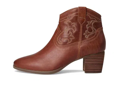 Aetrex Reagan Western Heeled Boots In Brown