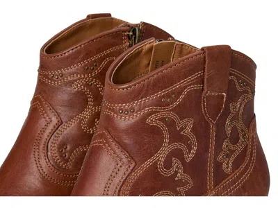 Aetrex Reagan Western Heeled Boots In Brown