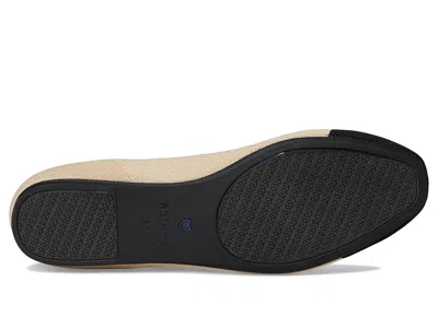 Rothys The Square Mary Jane In White In Cream Captoe