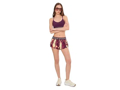 Brooks Pr Elite Split Shorts In Brown