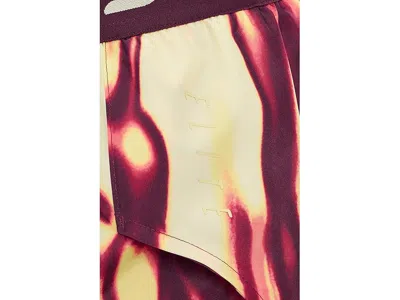 Brooks Pr Elite Split Shorts In Brown