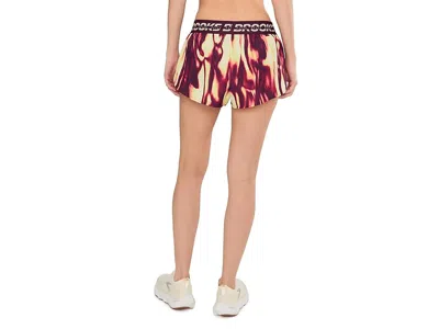 Brooks Pr Elite Split Shorts In Brown