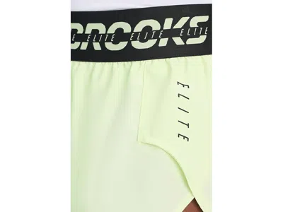 Brooks Pr Elite Split Shorts In Neutral