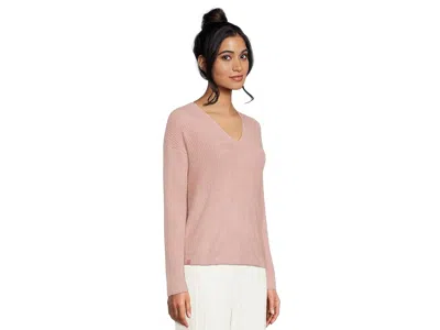 Barefoot Dreams Pullover With Back Tie In Pink